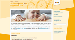 Desktop Screenshot of klax-kita.de